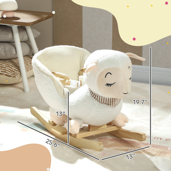 Baby Rocking Horse Sheep Rocking Horse With Lullaby Song For Toddlers