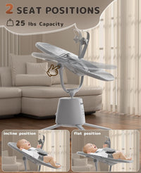 Baby Swing Baby Swings For Infants With 3 Modes & 5 Speeds BT Enabled