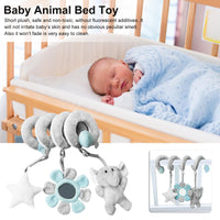Baby Pram Crib Activity Spiral Plush Toys Infant Baby Stroller Toy