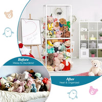 Stuffed Animal Storage PVC Plush Organizer Shelf Plush Stuffed Animal