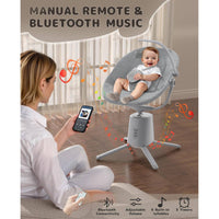 Baby Swing Baby Swings For Infants With 3 Modes & 5 Speeds BT Enabled