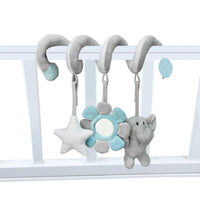 Baby Pram Crib Activity Spiral Plush Toys Infant Baby Stroller Toy