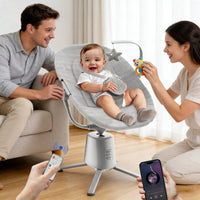 Baby Swing Baby Swings For Infants With 3 Modes & 5 Speeds BT Enabled
